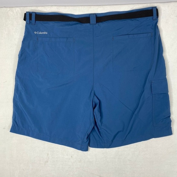 Columbia Men's Battle Ridge II Short Blue Cargo Pockets Removable Belt Size 40x9 - Picture 4 of 4